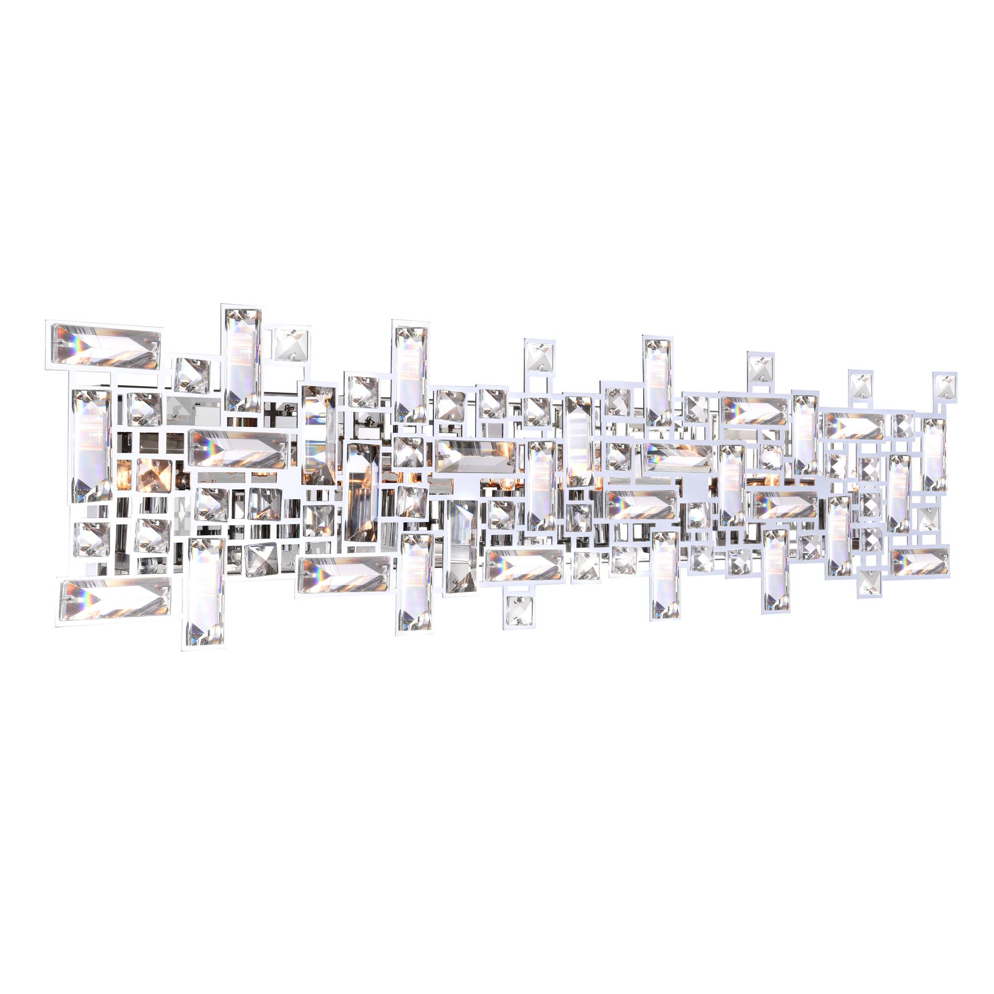Front. CWI Lighting - Arley 8 Light Vanity Light With Chrome Finish - Chrome.