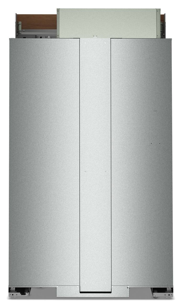 Alt View 8. KitchenAid - 42" wide 25.5 cu. ft. Built-In Panel-Ready (not included) Side-by-Side Refrigerator with Platinum Interior - Panel Ready.