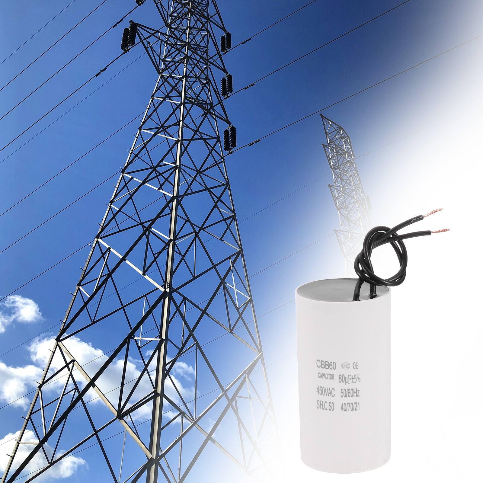 CBB60 CE CAPACITOR B0,F45% 450VAC 50/60Hz SH.C.SO 40/70/21