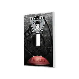 Keyscaper - Oakland Raiders Legendary Design Single Toggle Lightswitch Plate - Multicolor