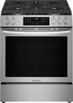 Frigidaire - Gallery 5.1 Cu. Ft. Slide-in Gas Total Convection Range with Air Fry and Steam Clean - Stainless Steel