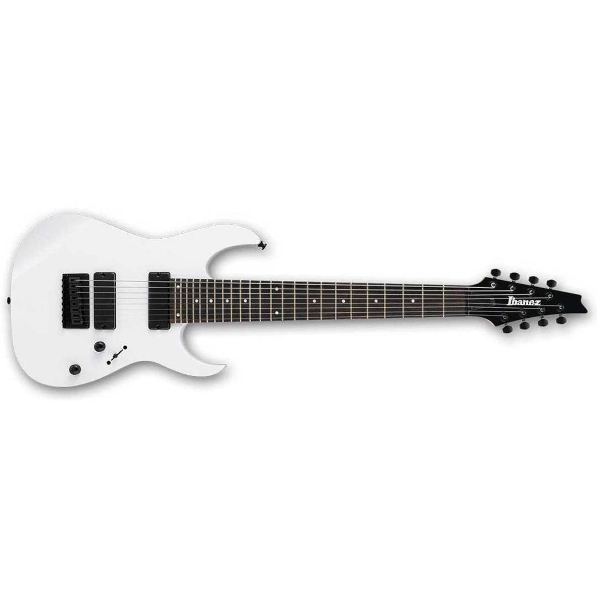 Alt View 3. Ibanez - Ibanez RG Series RG8 8-String Electric Guitar, Rosewood Fretboard, White.