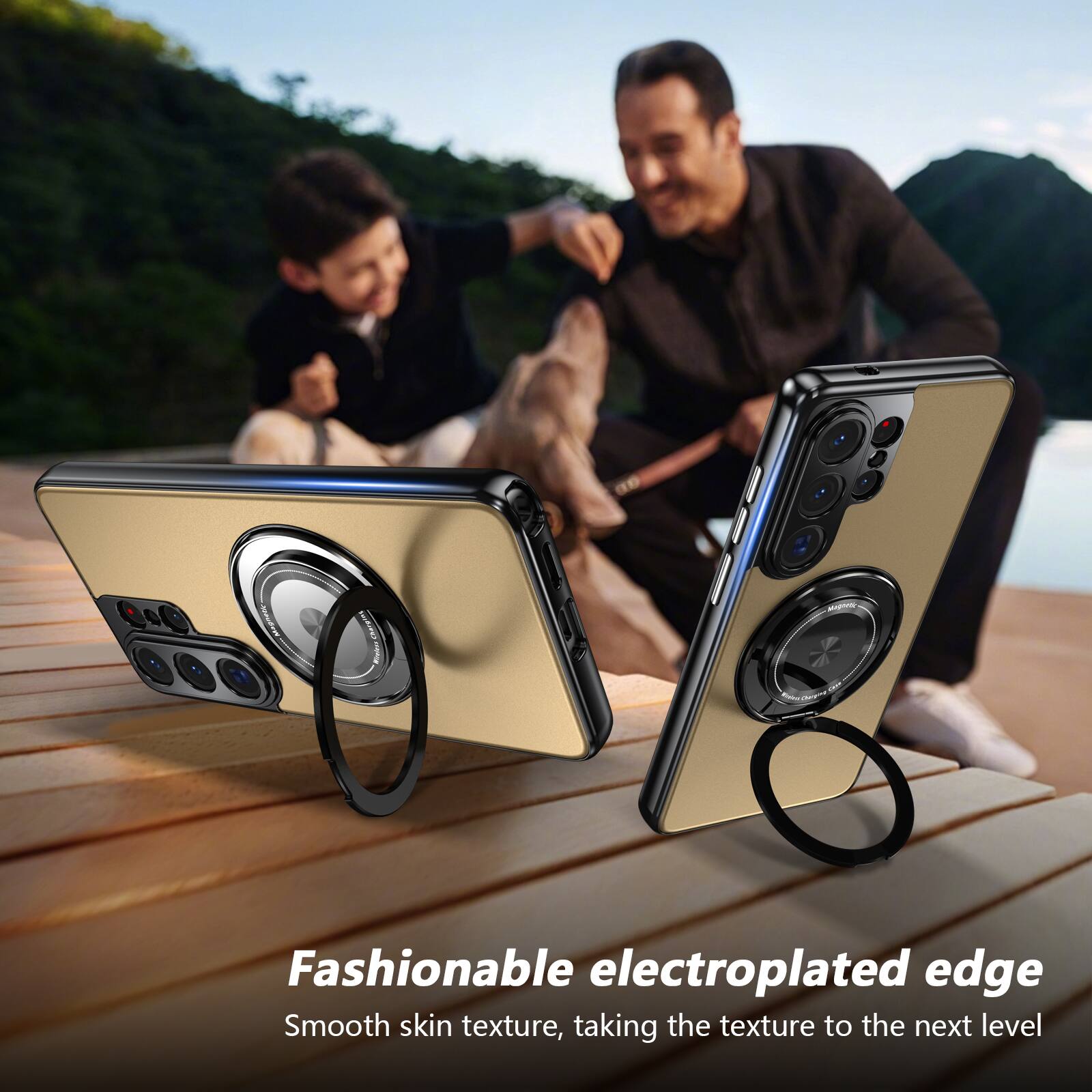 Fashionable electroplated edge  
Smooth skin texture, taking the texture to the next level