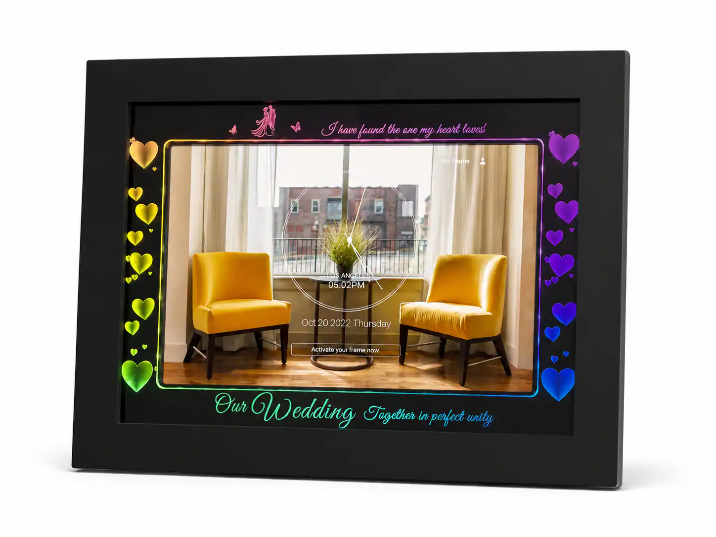 I have found the one my heart loves!  
My Flame dOk ANGU  
05:02PM Oct 20 2022 Thursday  
Activate your frame now  
Our Wedding Together in perfect unity