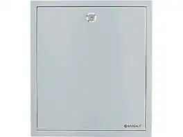 Barska - Steel Box Safe with Key Lock, 0.3 cu. ft. (CB12712) - Gray