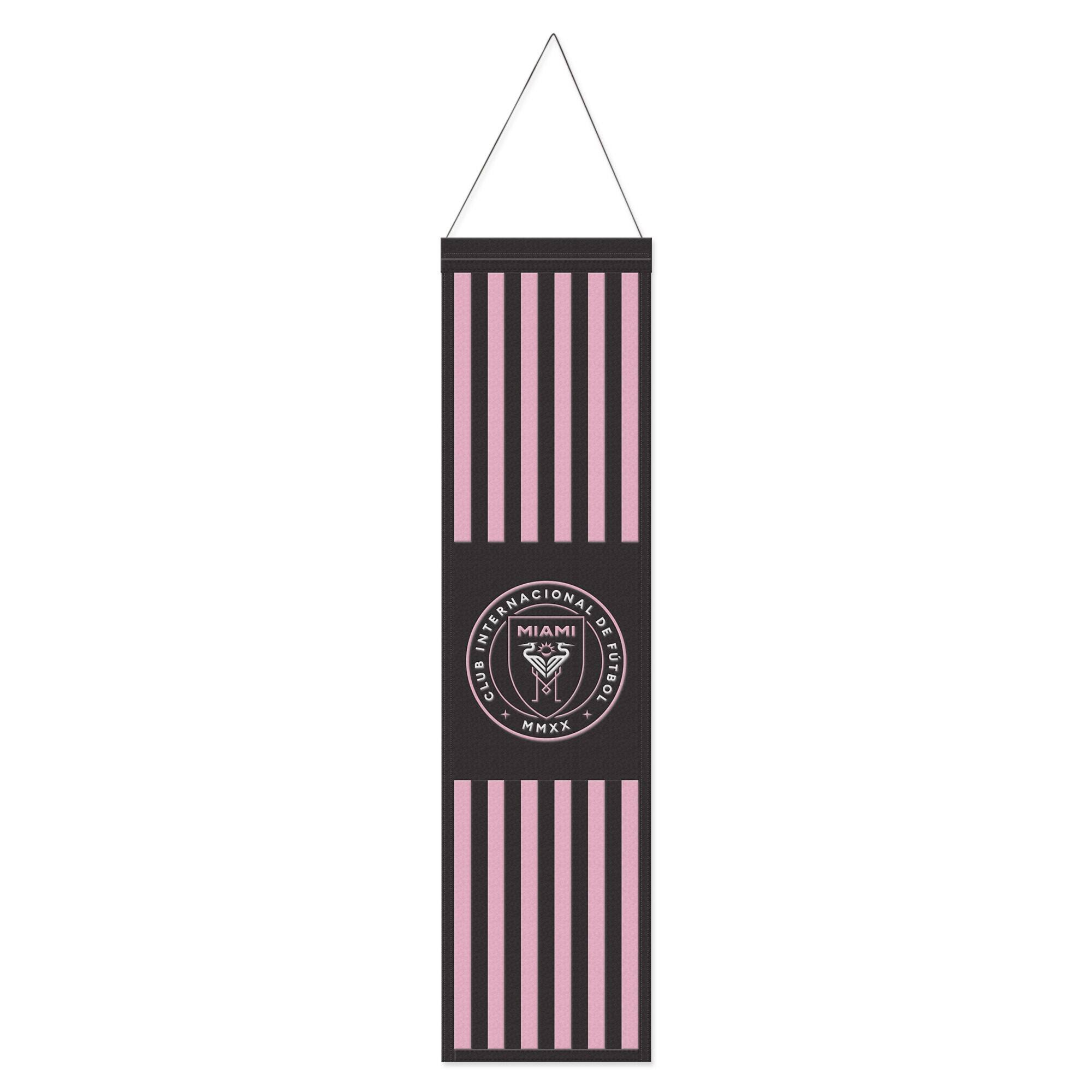 WinCraft - Inter Miami CF Wool Primary Logo Banner - Multicolor