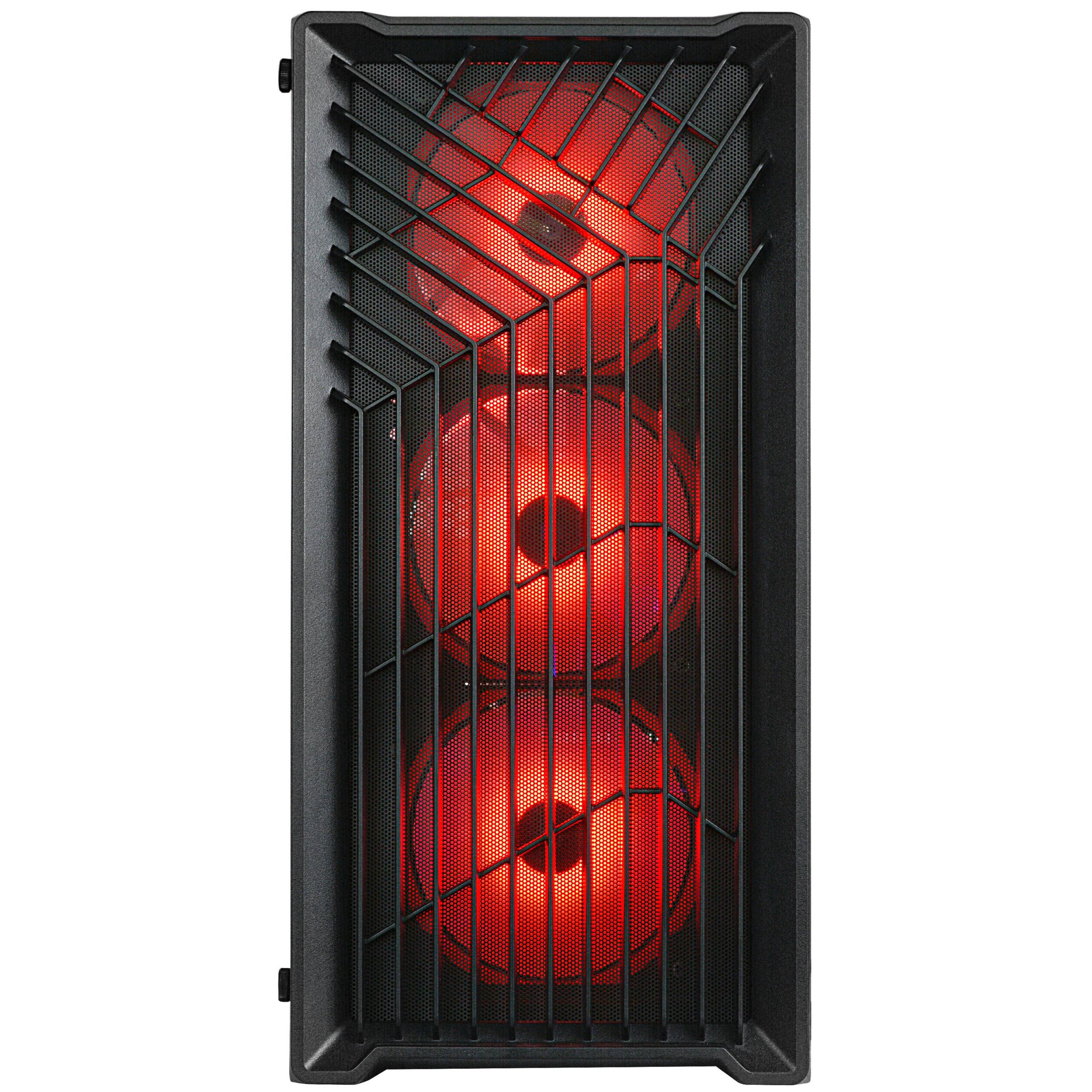 Alt View 9. Blackout Computers - Eclipse V3 - Gaming Desktop - Intel 12th Gen CPU - AMD RX 580 8G - 16GB DDR5 RAM - 1TB M.2 SSD - Windows 11 Pro - RGB VR - Matte Black.