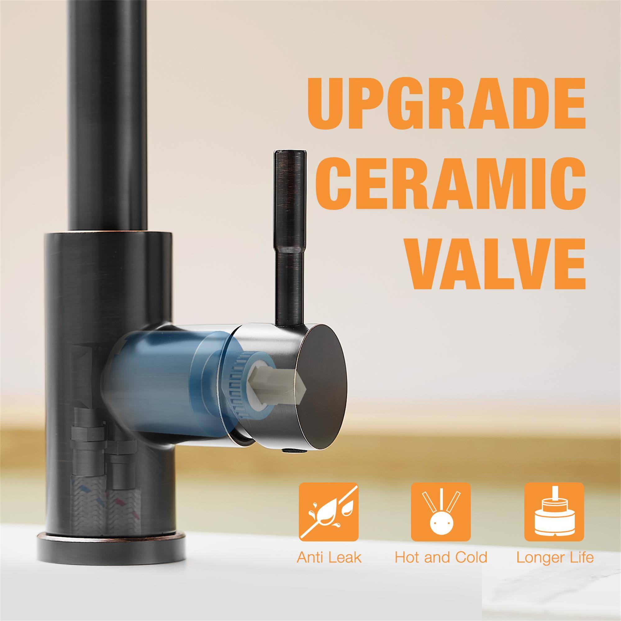 UPGRADE CERAMIC VALVE

Anti Leak
Hot and Cold
Longer Life