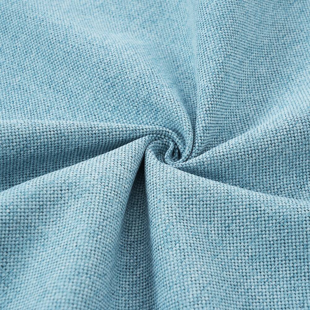 Alt View 8. Ropilly - Ropilly Light Blue Tufted Fabric Storage Bench with Rolled Arms for Bedroom Entryway - Light Blue.