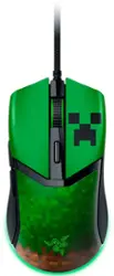 Razer - Cobra Lightweight Optical Gaming Mouse with Chroma RGB Lighting - Wired - Minecraft Edition - Front_Zoom