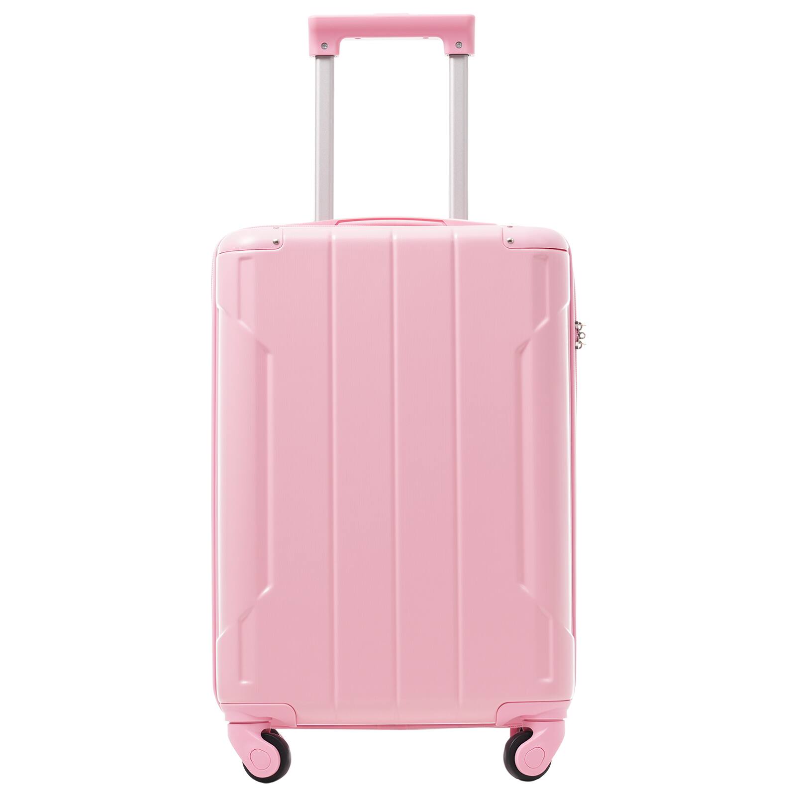 Angle. ELEMENT ACE - Hardshell Carry-On Luggage, Lightweight ABS Suitcase with Spinner Wheels & TSA Lock, 20-Inch - Pink.