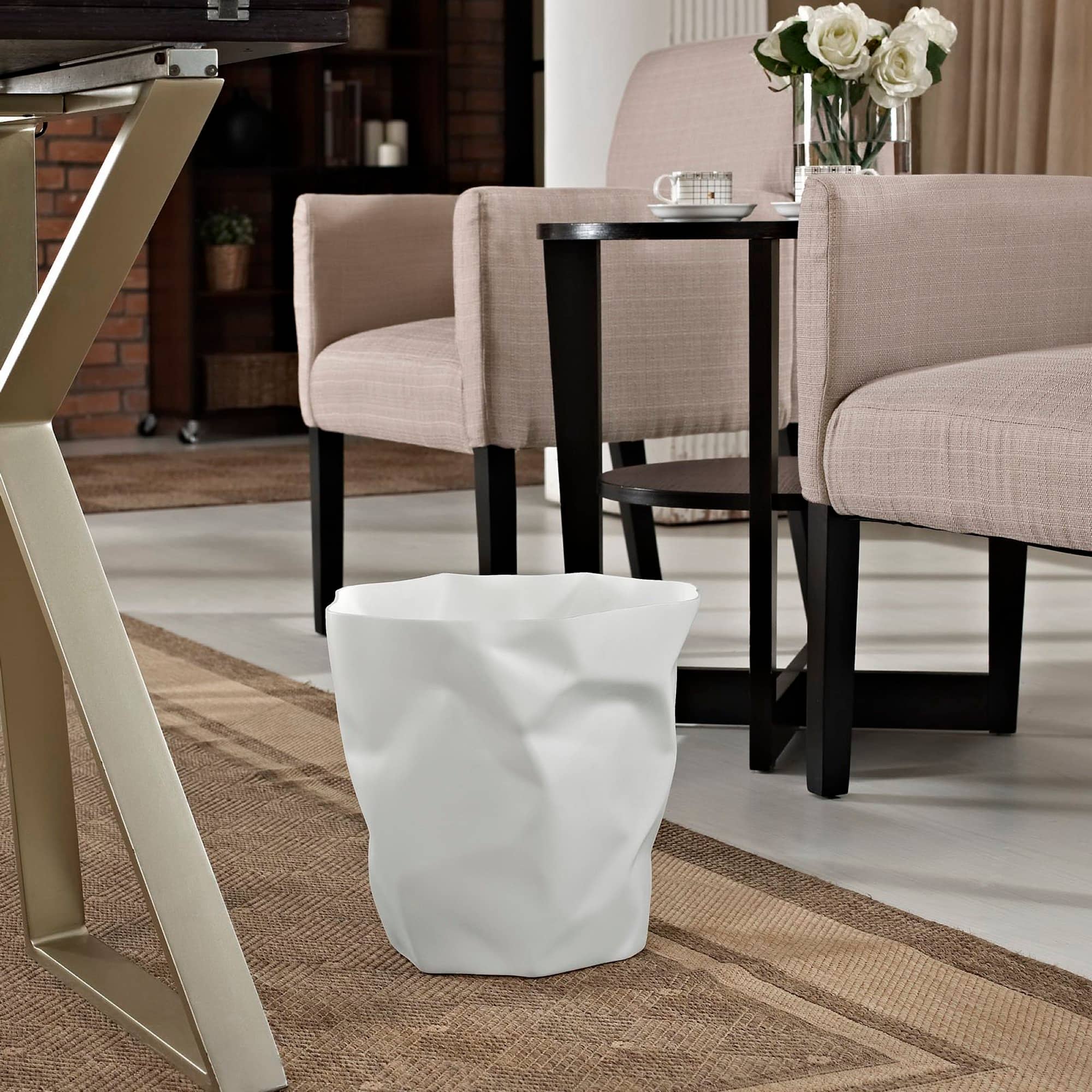 Lava Trash Bin by Modway - White