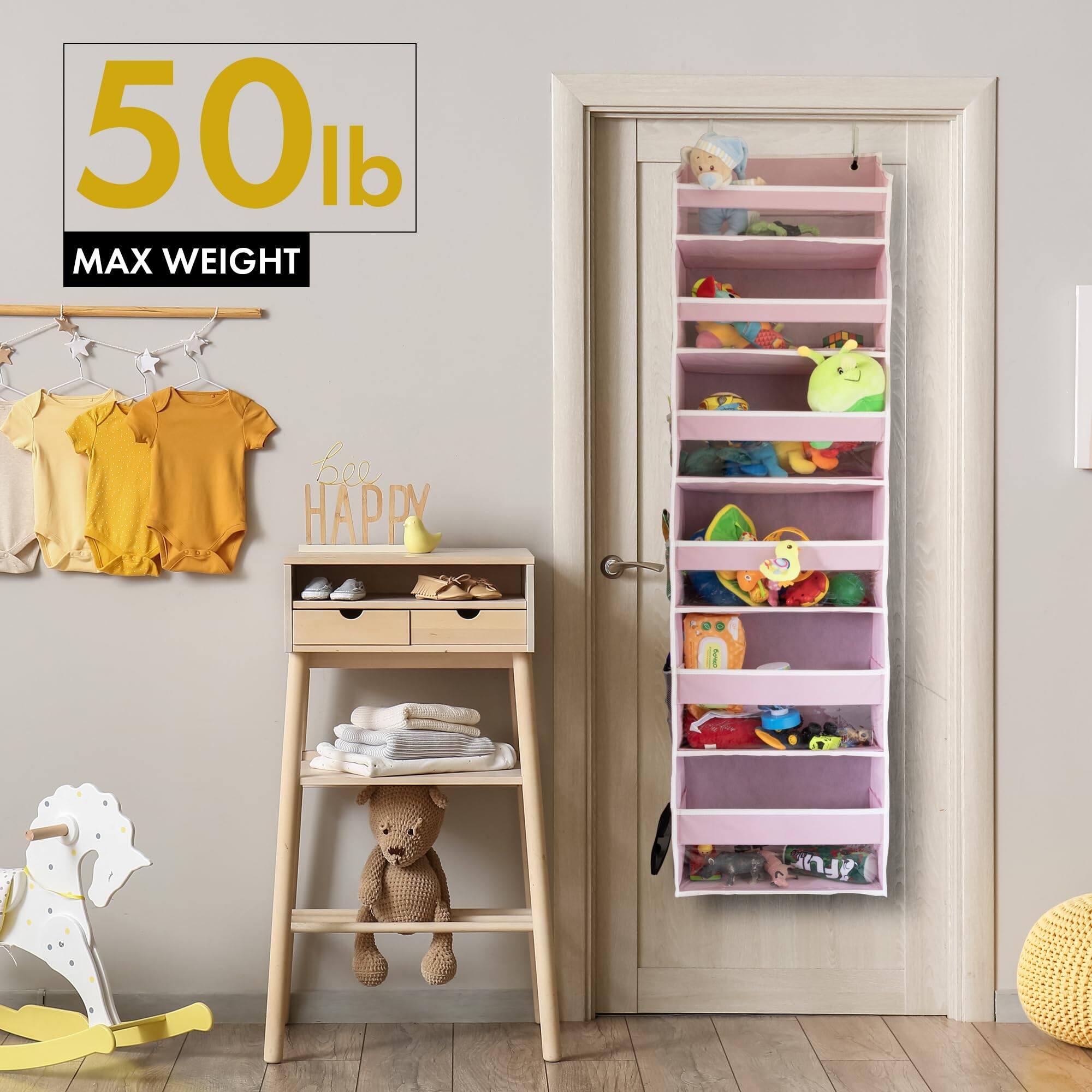 50 lb  
MAX WEIGHT  

Be HAPPY