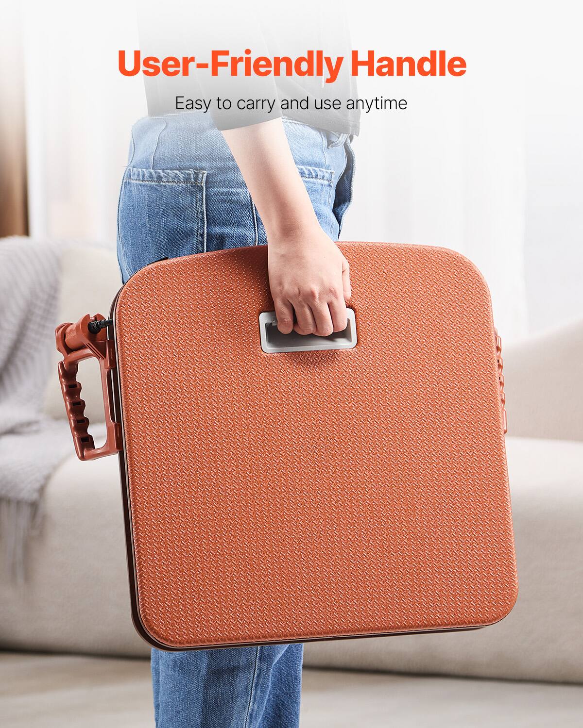 User-Friendly Handle  
Easy to carry and use anytime