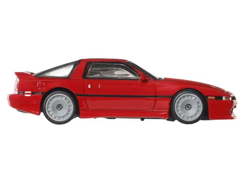 Alt View 1. Hot Wheels - 1989 Toyota Supra RHD (Right Hand Drive) Red "Ronin Run II" Series Diecast Model Car by Hot Wheels.