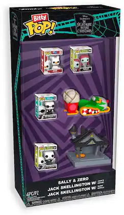 Funko - Bitty POP!: The Nightmare Before Christmas Starter Set - COLLECTIBLES - Multicolor
