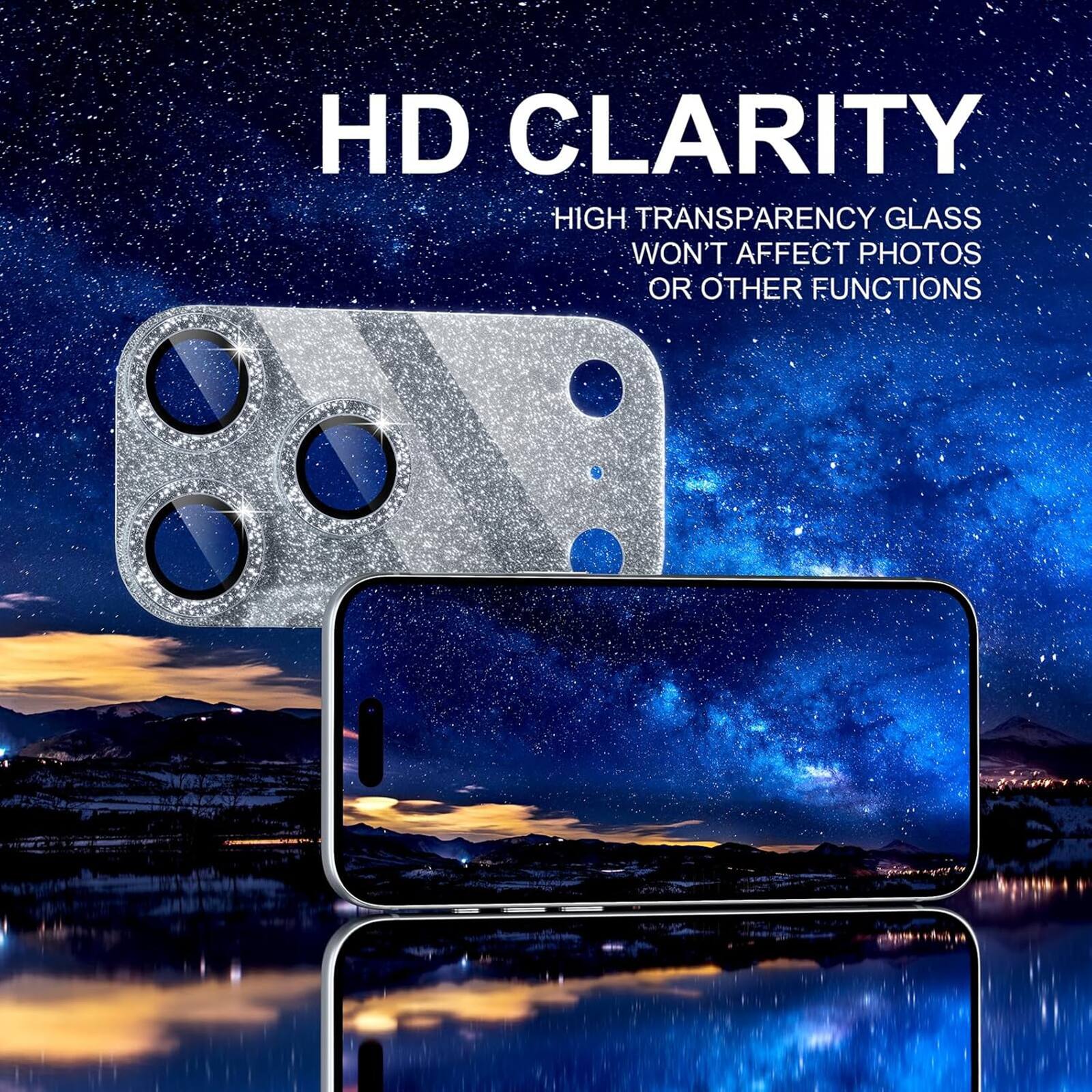 HD CLARITY  
HIGH TRANSPARENCY GLASS WON'T AFFECT PHOTOS OR OTHER FUNCTIONS