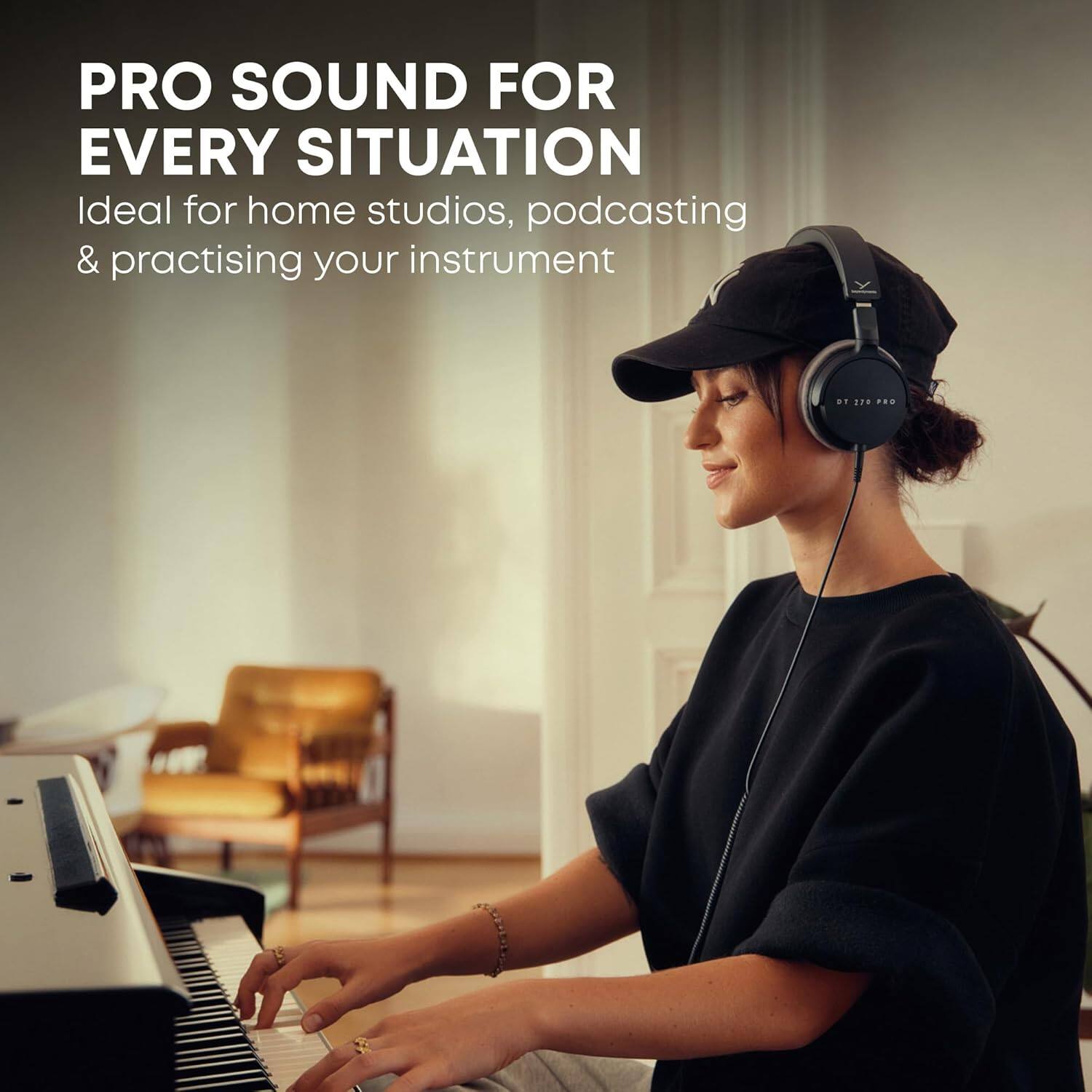 PRO SOUND FOR EVERY SITUATION  
Ideal for home studios, podcasting & practising your instrument