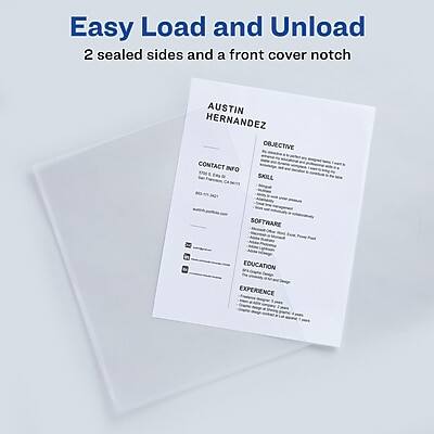 Easy Load and Unload  
2 sealed sides and a front cover notch  

AUSTIN HERNANDEZ  

CONTACT INFO  
[Name]  
[Address]  
[Phone Number]  
[Email]  

OBJECTIVE  
[Objective Statement]  

SKILL  
[Skill 1]  
[Skill 2]  
[Skill 3]  

SOFTWARE  
[Software 1]  
[Software 2]  
[Software 3]  

EDUCATION  
[Degree]  
[Institution]  
[Dates]  

EXPERIENCE  
[Job Title]  
[Company]  
[Dates]  
[Description]