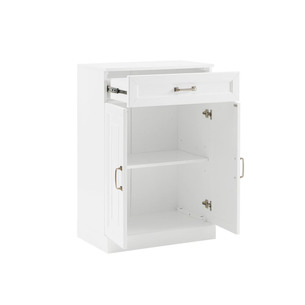 Alt View 8. Crosley Furniture - Stanton Kitchen Storage Cabinet - White.