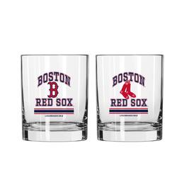 Logo Brands - 12oz. Current & Throwback Logos Two-Pack Glass Set - Multicolor