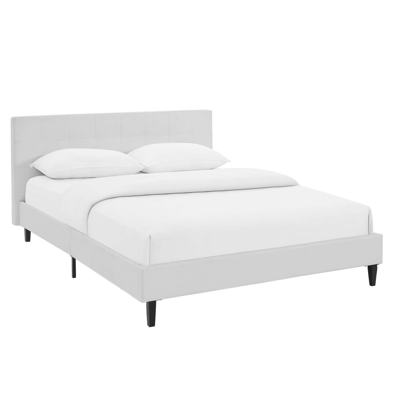 Angle. Modway - Elsie Full Bed Frame - White.