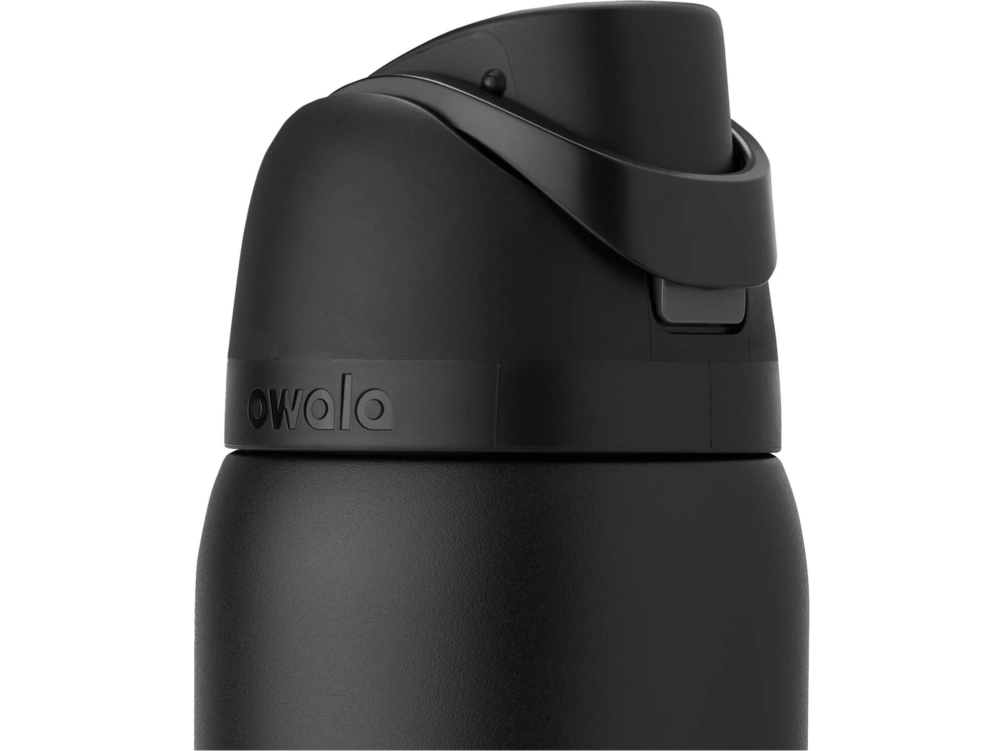 Alt View 11. Owala - FreeSip Insulated Stainless Steel 32 oz. Water Bottle - Very Very Dark.