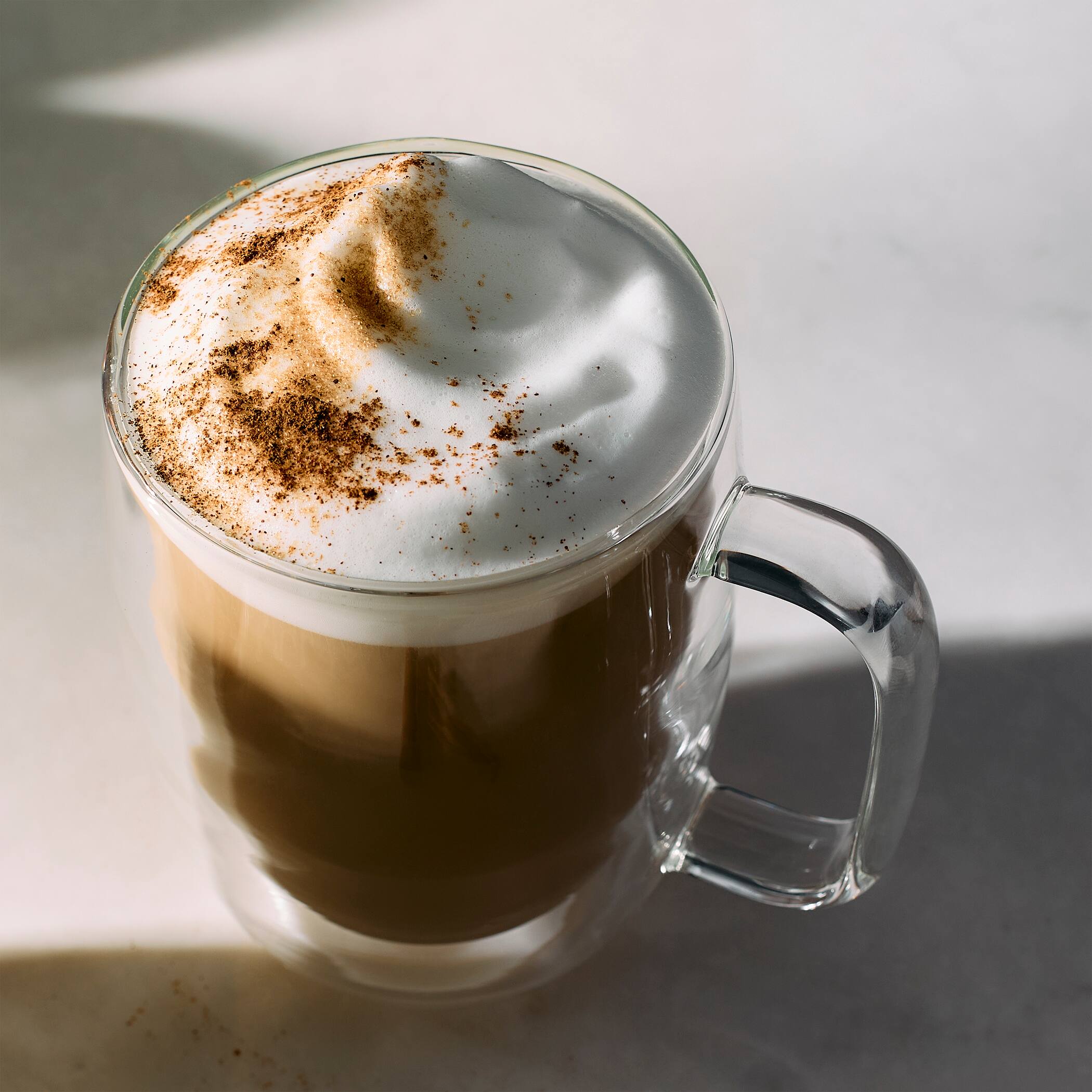 Alt View 4. ZWILLING - ZWILLING Sorrento Plus 2-pc Double-Wall Glass Latte Mug Set - Clear.