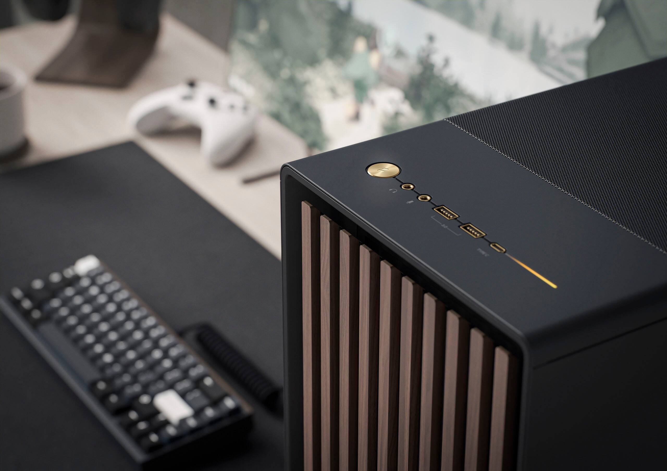 PCケース(自作PC用) Fractal Design North Charcoal Black Fractal Design North XL Charcoal Black Chassis with Walnut