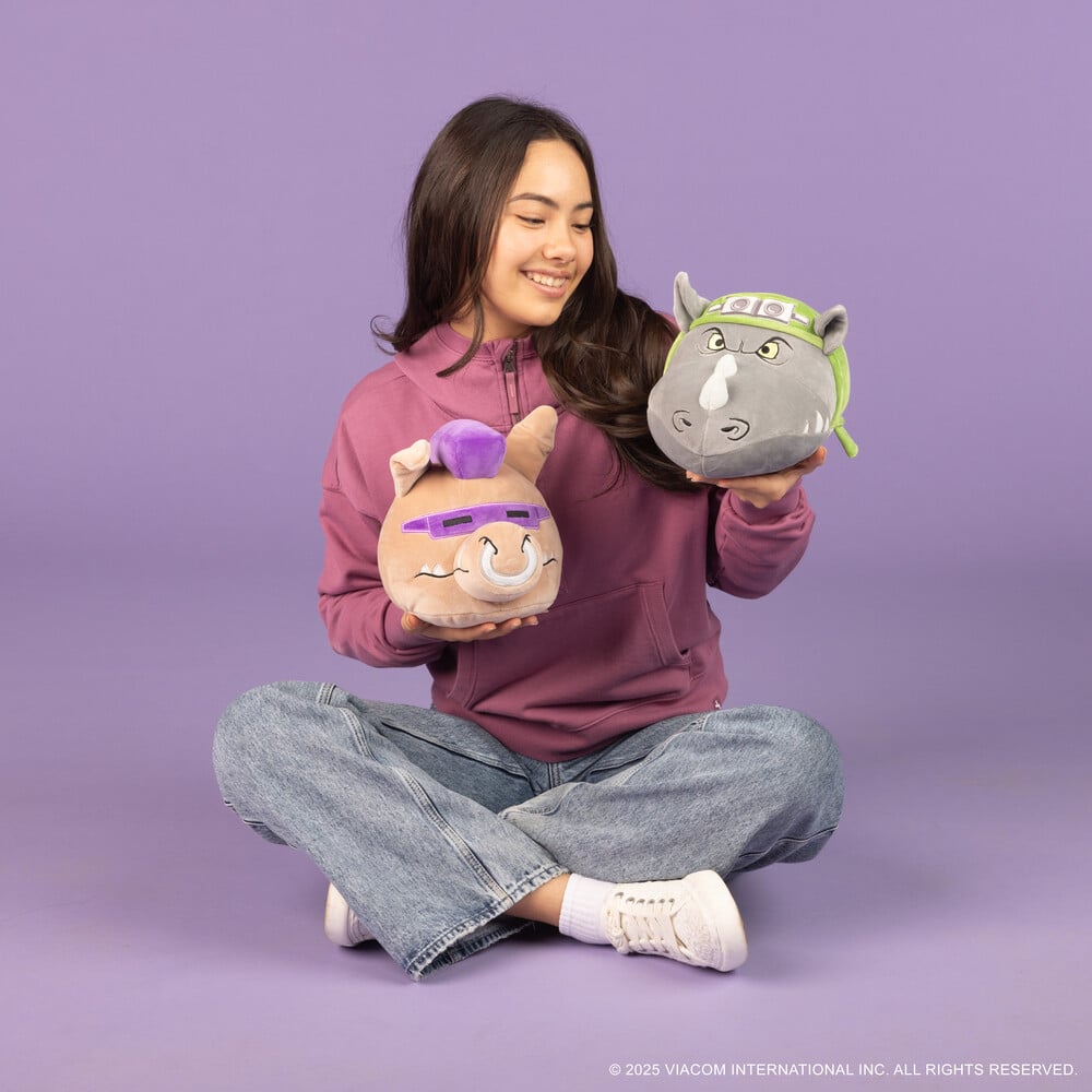 Club Mocchi Mocchi TMNT Bebop & Rocksteady Collector's 2Pk Plush