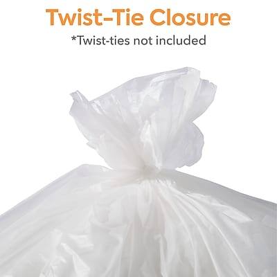 Twist-Tie Closure  
*Twist-ties not included