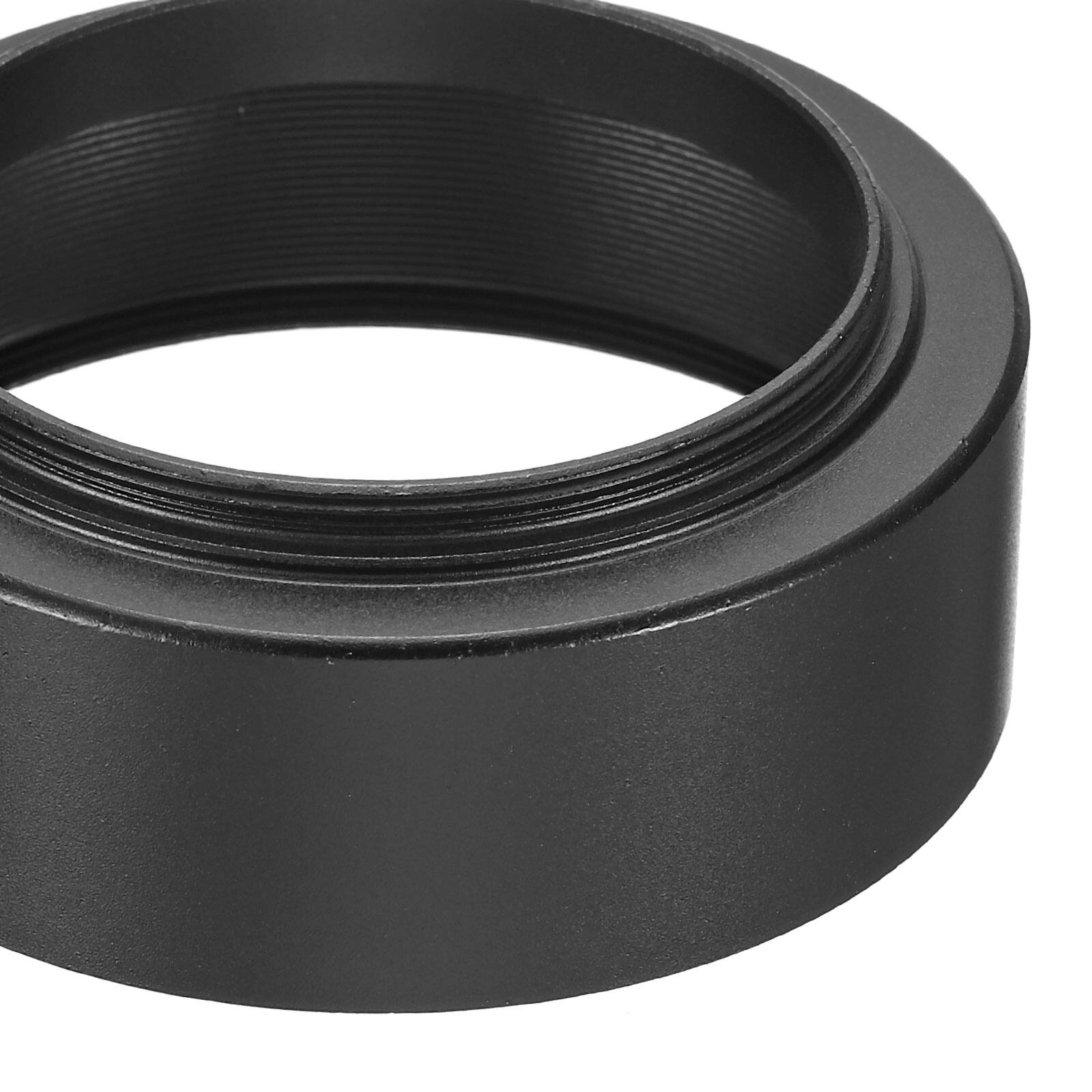 Alt View 2. Unique Bargains - 49mm Standard Focus Frosted Anti-reflective Lens Hood with Cloth for Nikon/Fuji/Pentax/Leica - Black.