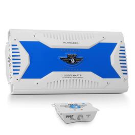 Pyle - PLMRA820 Hydra Marine Amplifier 3000W 8-Channel, Waterproof, Tri-Mode Configurable