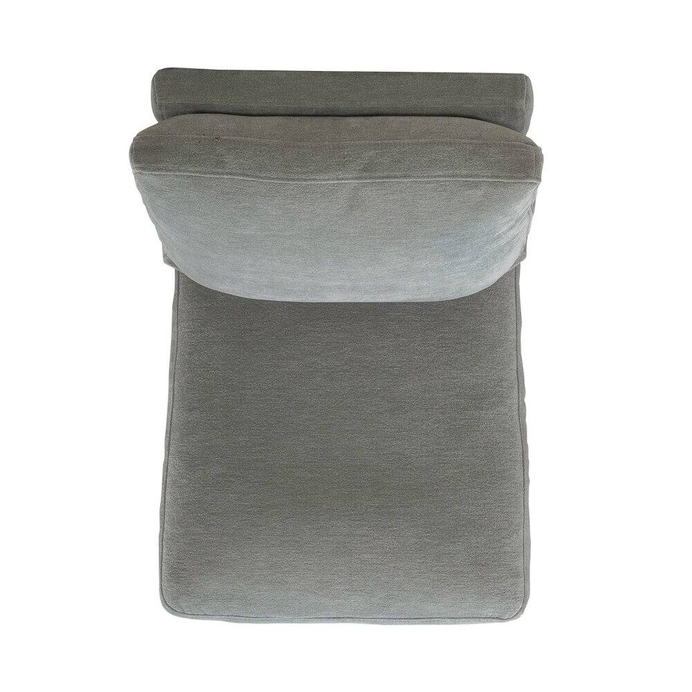 Alt View 4. Liberty Furniture Industries - Accent Dining Chair with Castors - Squared Back - Sapphire Upholstry - Grey.