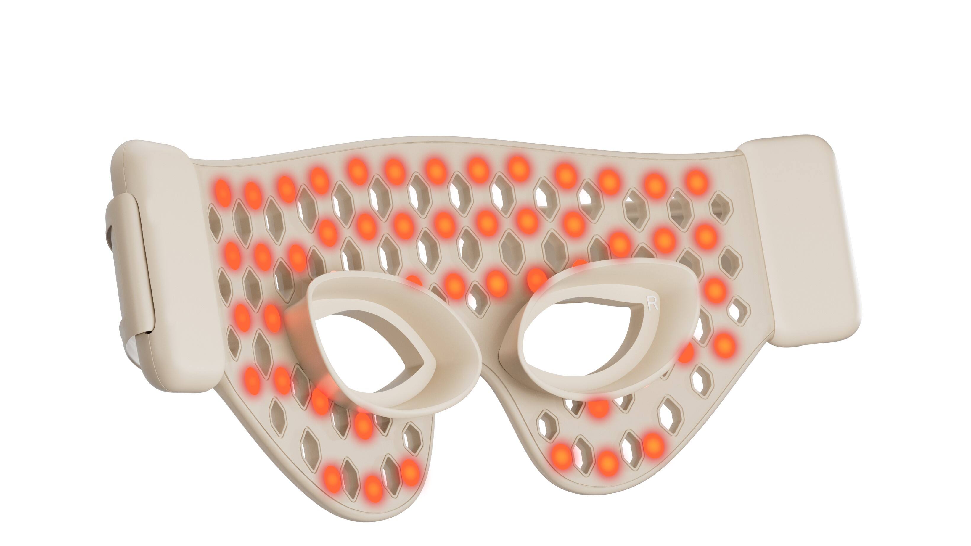 Alt View 1. Numiere - Feather Anti-Aging Skincare LED Eye Mask - Nude.