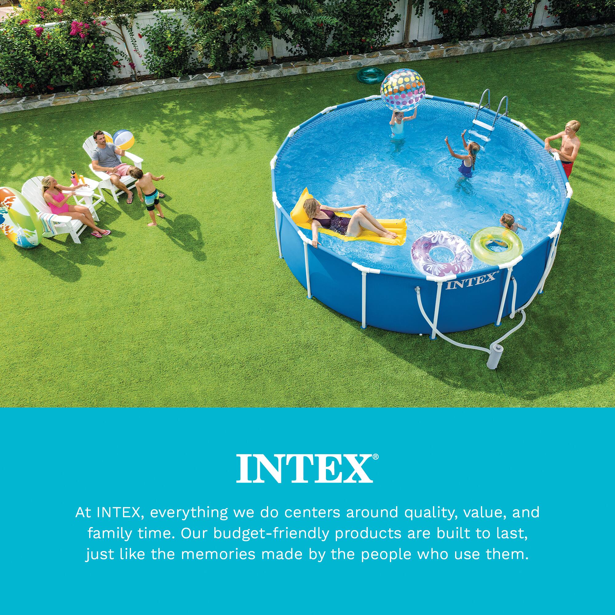 INTEX

At INTEX, everything we do centers around quality, value, and family time. Our budget-friendly products are built to last, just like the memories made by the people who use them.