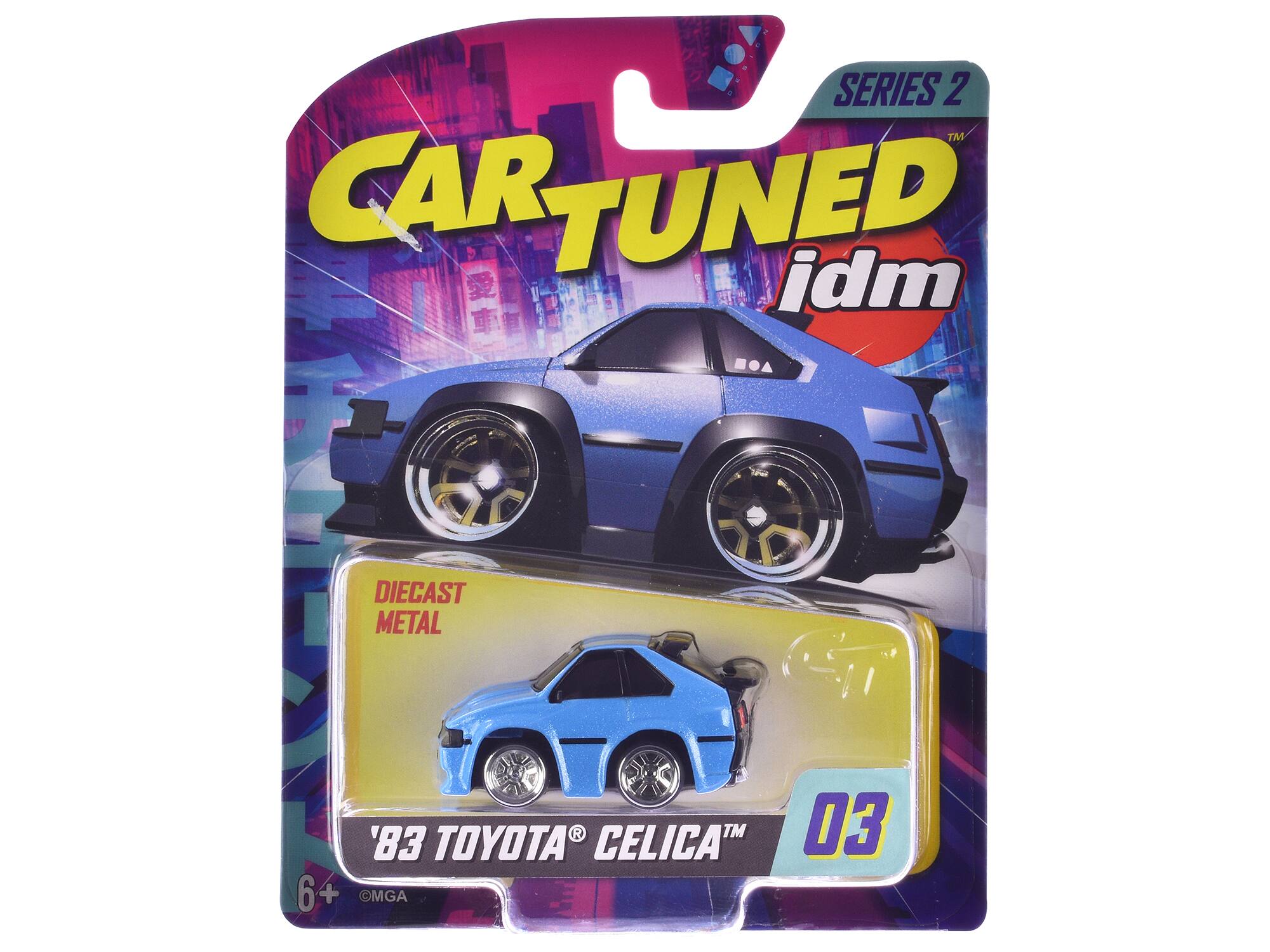 SERIES 2 TM CAR TUNED idm DIECAST METAL '83 TOYOTA CELICA 03 6+