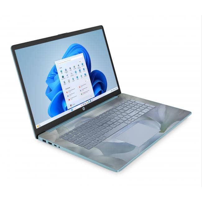 HP - 17.3" HD+ Touchscreen AI Laptop Intel N100 4GB RAM 128GB UFS +HP Wireless Mouse+1Year Microsoft 365 - Spring Iridescence