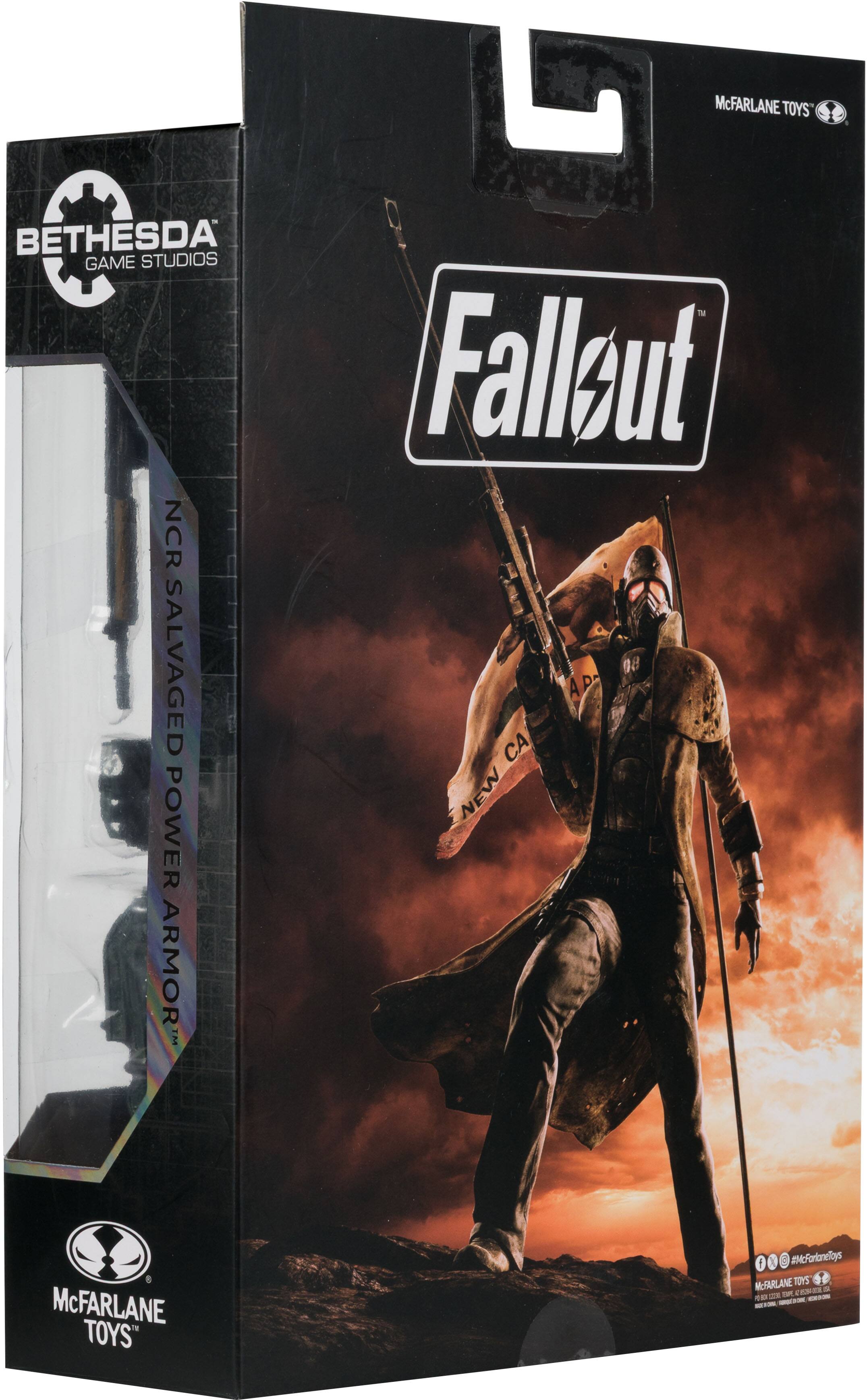 McFARLANE TOYS  
BETHESDA GAME STUDIOS  
NCR SALVAGED POWER ARMOR  
Fallout 08 AP CA NEW  
0 McFARLANE TOYS  
f #McFarlaneToys  
McFARLANE TOYS USERS 28 BOX MNG INFC - - HOT -