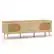 Alt View 1. Costway - Rattan TV Stand for 65-Inch TV 59" TV Console Cabinet Boho Entertainment Center - Beige.