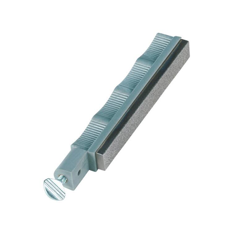 Front. Lansky - Lansky Extra Coarse Diamond Accessory Hone Silver Holder.