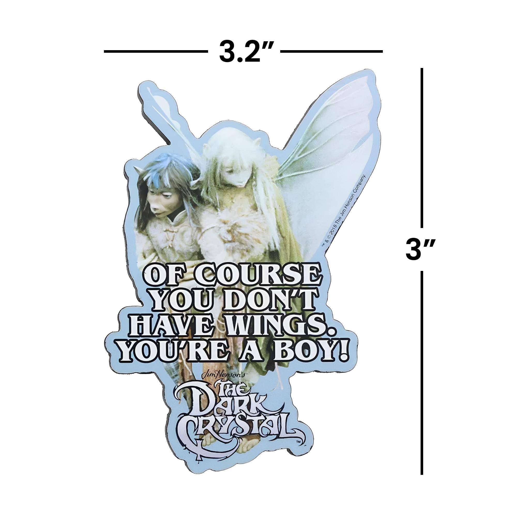 3.2" Company Menson Jun The - 14DE - 3" OF COURSE YOU DON'T HAVE WINGS. YOU'RE A BOY! JinHagion's THE DARK CRYSTAL 3"