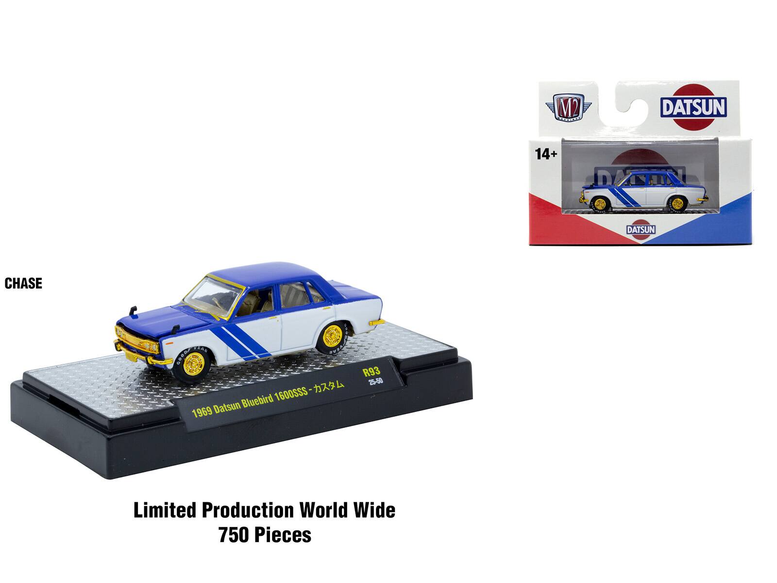 M2 CHnT DATSUN 14+ DACTIN DATSUN CHASE CAS COeeO 1600SSS- - Datsun Bluebird 1969 R93 25-00 Limited Production World Wide 750 Pieces