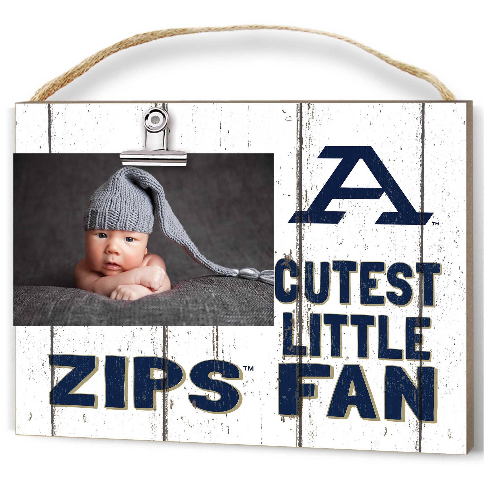 Akron Zips 8'' x 10'' Cutest Little Weathered Logo Clip Photo Frame