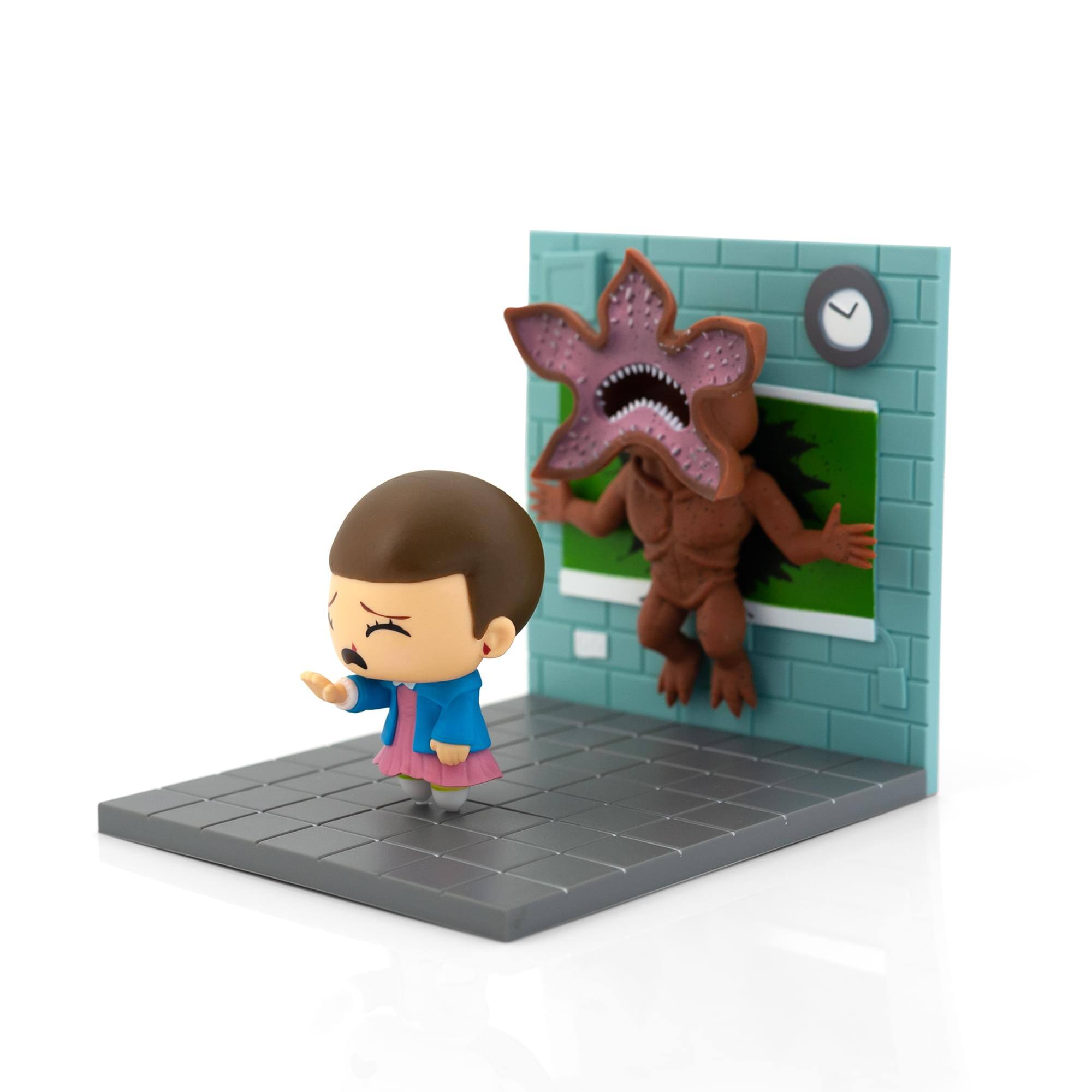 Alt View 1. Loot Crate - Stranger Things Eleven Vs. Demogorgon Exclusive Diorama | SuperEmoFriends Design - Multi-Color.