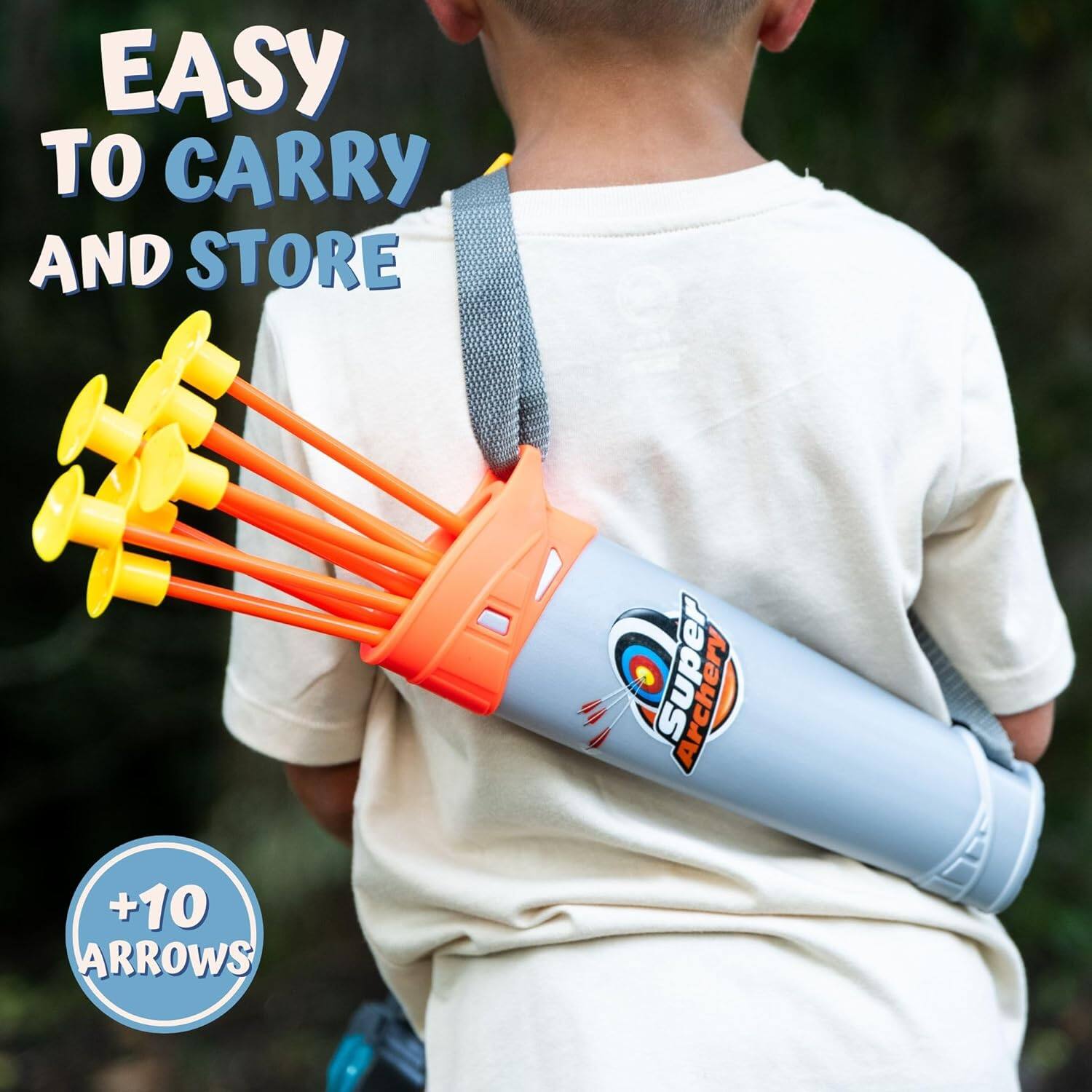 EASY TO CARRY AND STORE
Super Archery
+10 ARROWS