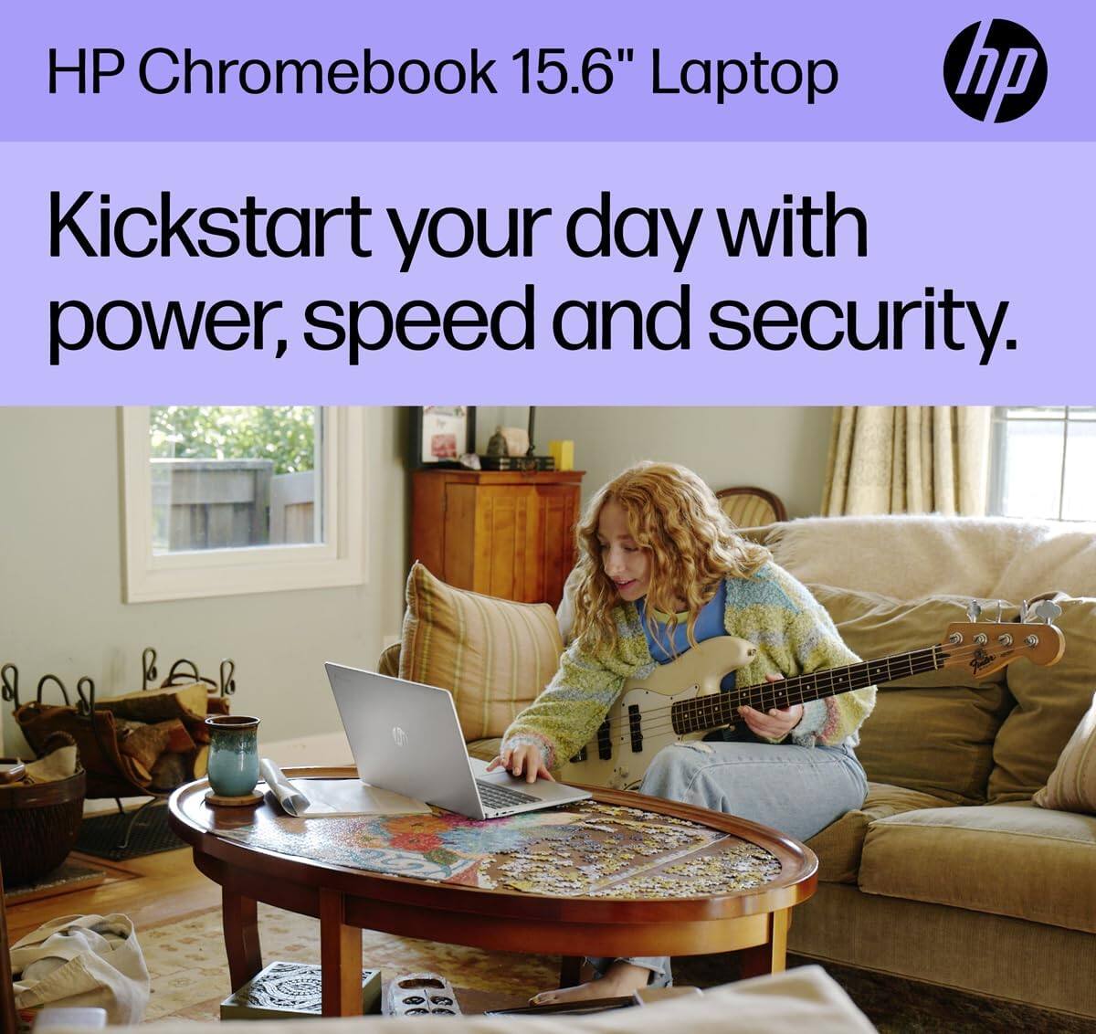 HP Chromebook 15.6" Laptop

Kickstart your day with power, speed, and security.