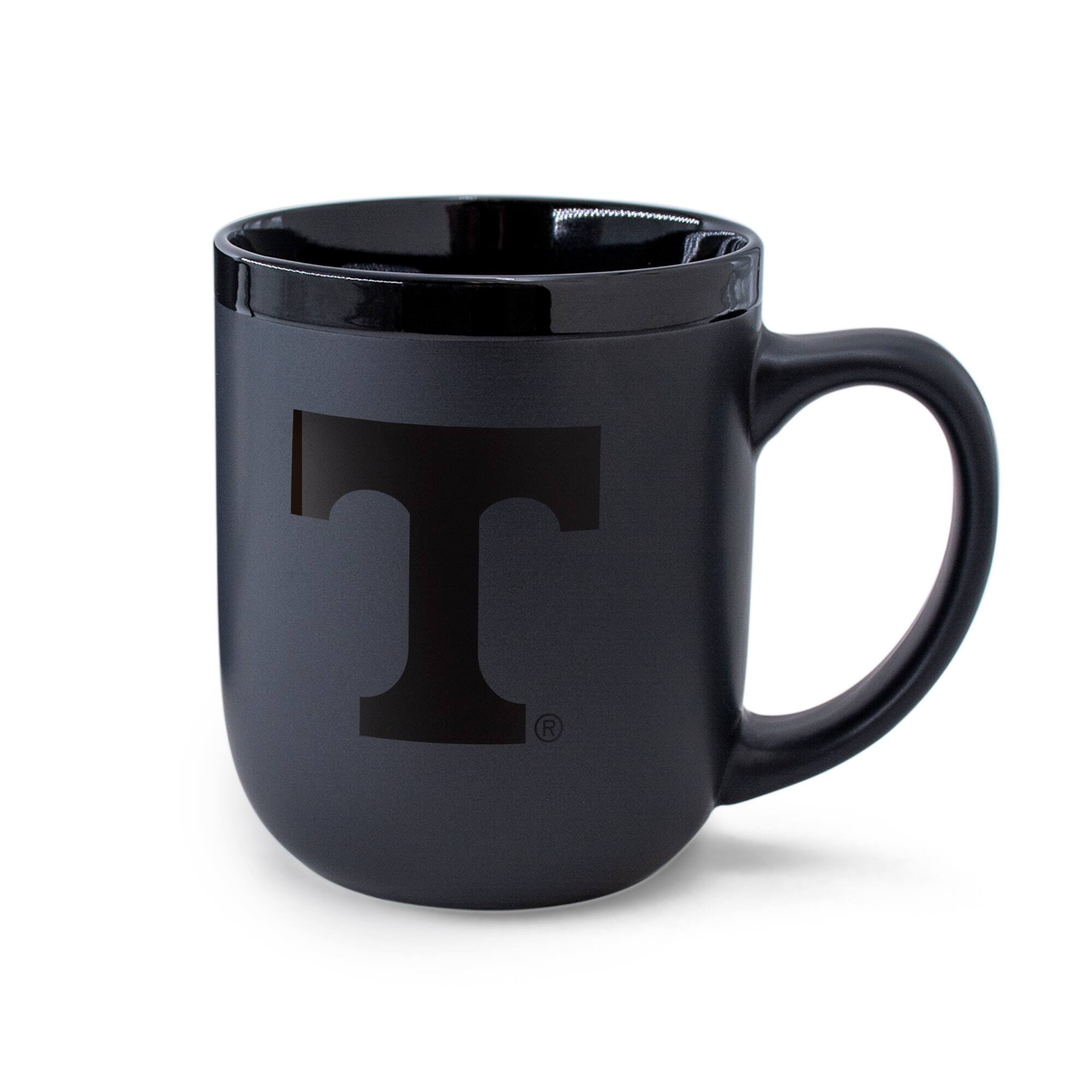 Alt View 1. WinCraft - Tennessee Volunteers 17oz. Ceramic Mug - Black.