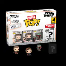 Funko - Bitty POP! 4-Pack: Star Wars: The Mandalorian - Marshal Collectible Vinyl Mini-Figures