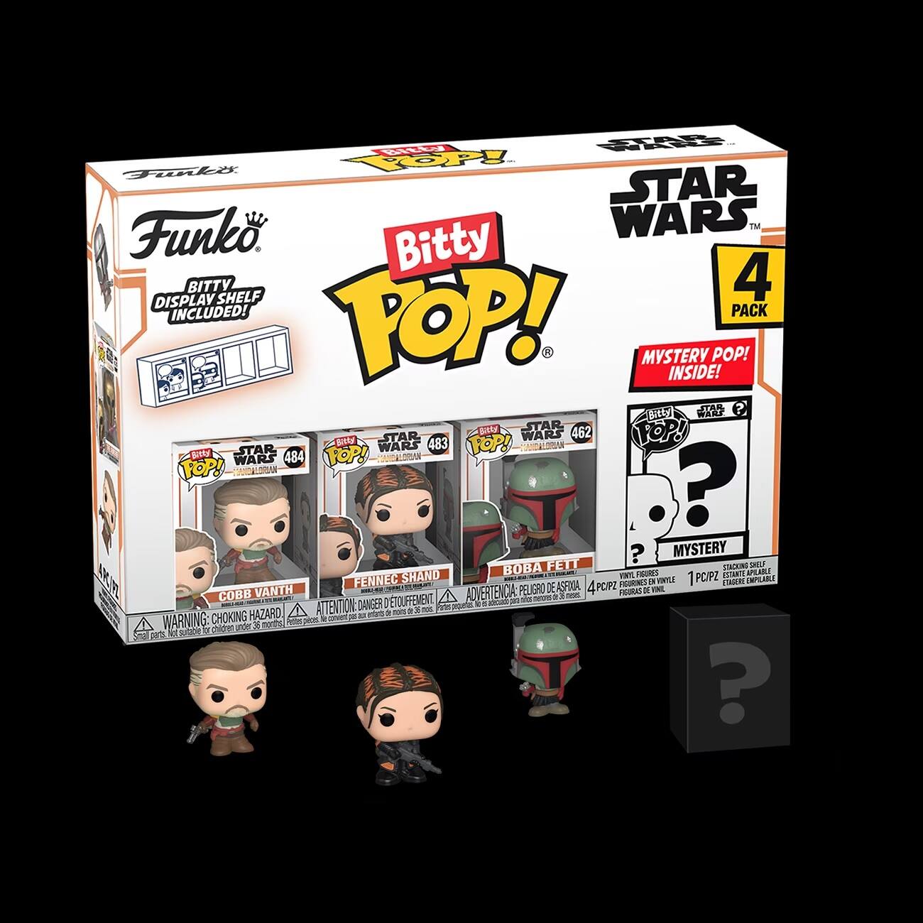 Funko Bitty POP! 4-Pack: Star Wars: The Mandalorian - Marshal Collectible Vinyl Mini-Figures